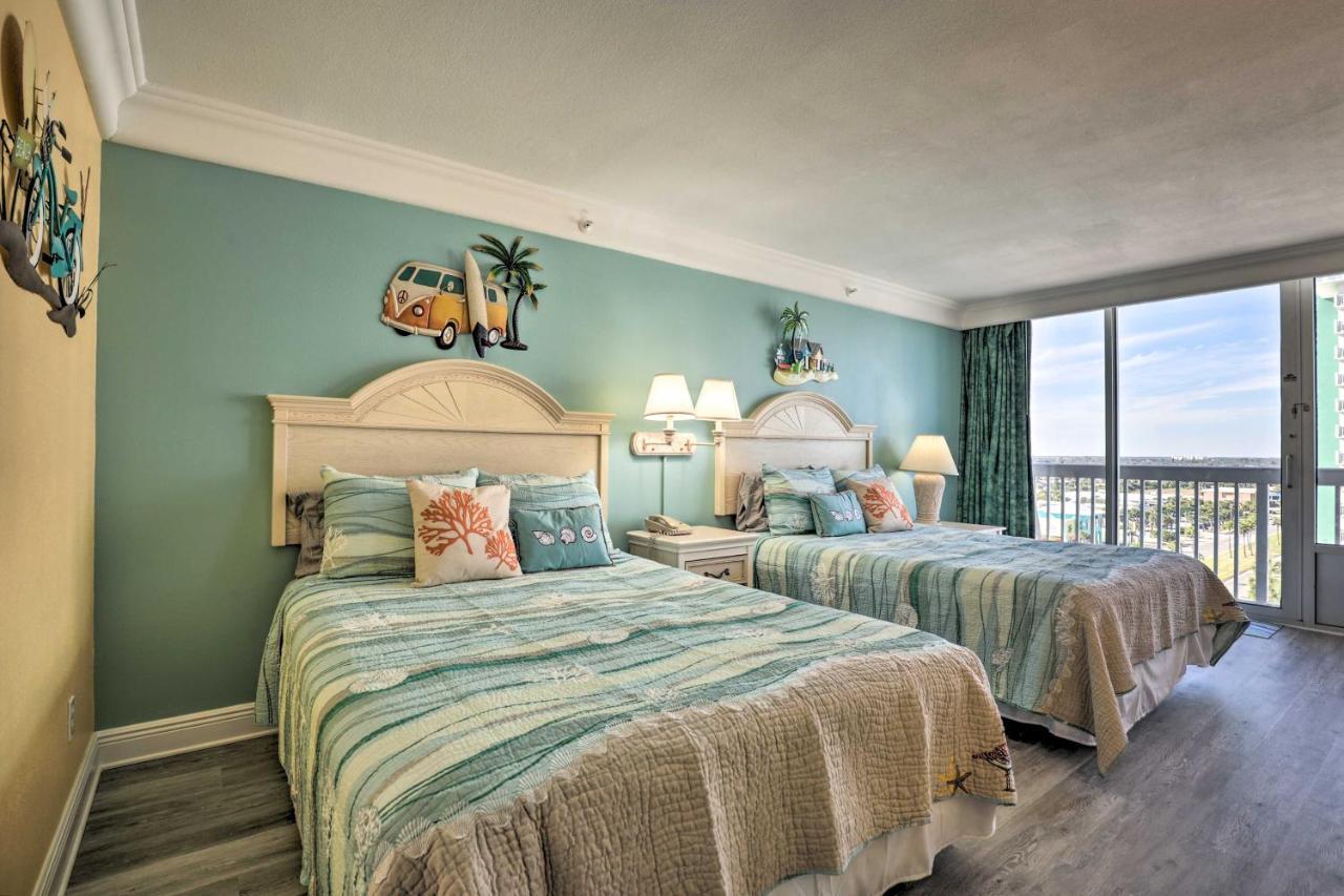 Ocean-View Daytona Beach Resort Retreat With Balcony Exterior foto